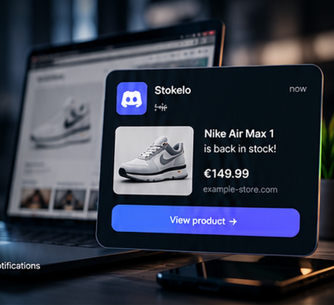 Stokelo restock notification example